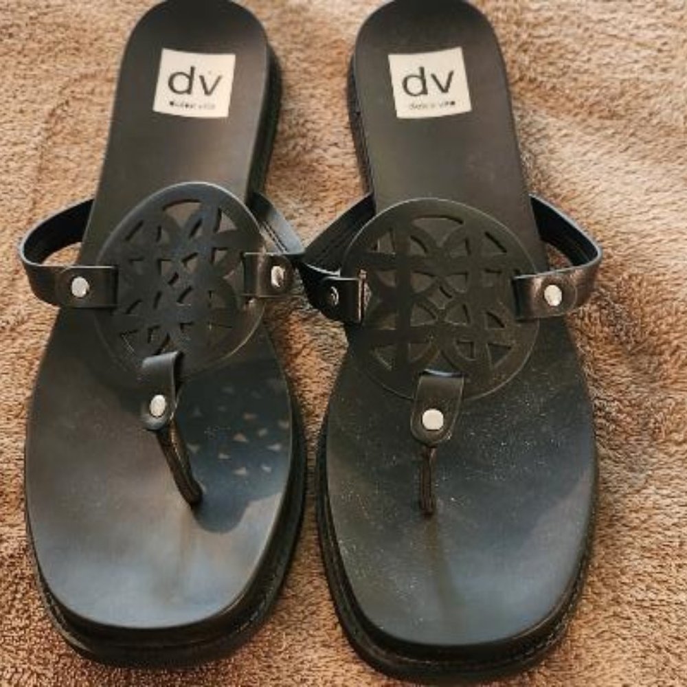Dolce Vita Black Sandals worn once
